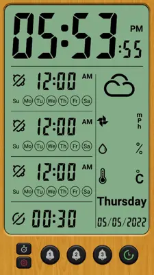 Digital Alarm Clock android App screenshot 0